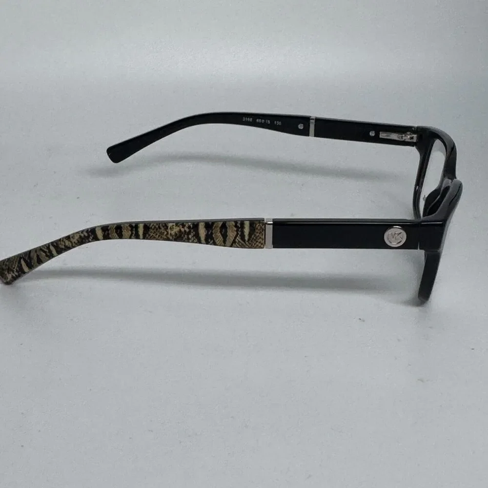 Michael Kors MK 4032 Rania III‎ 3168 Womens Black Round Eyeglasses 49-15 H1936